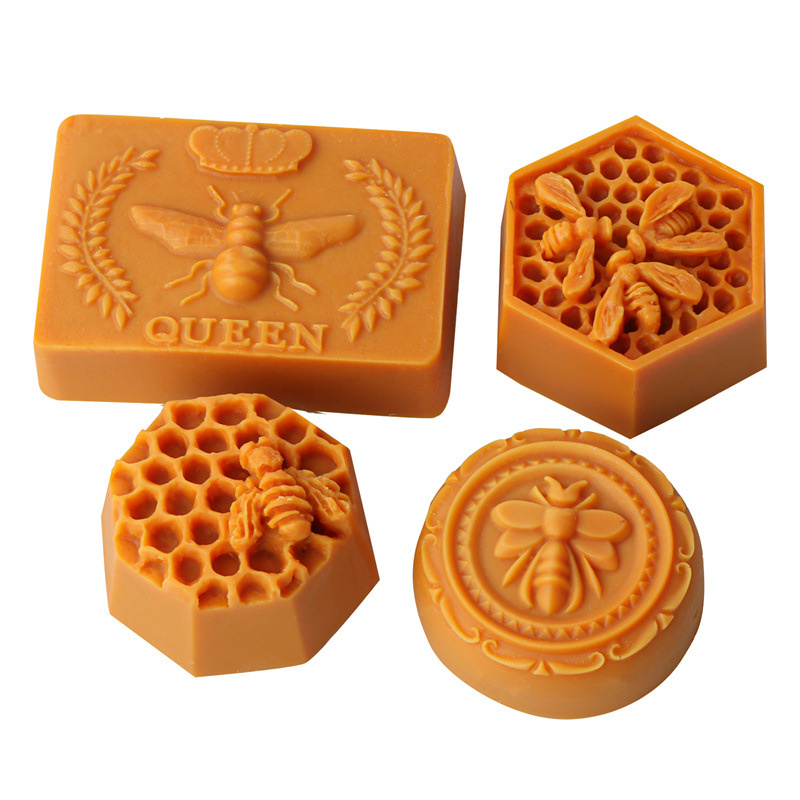Soap Making Vendors - 3D Flying Bee Honeycomb Candle Molds