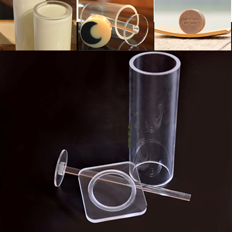 Soap Making Vendors - Vertical Circle Arylic Soap Mold Mould