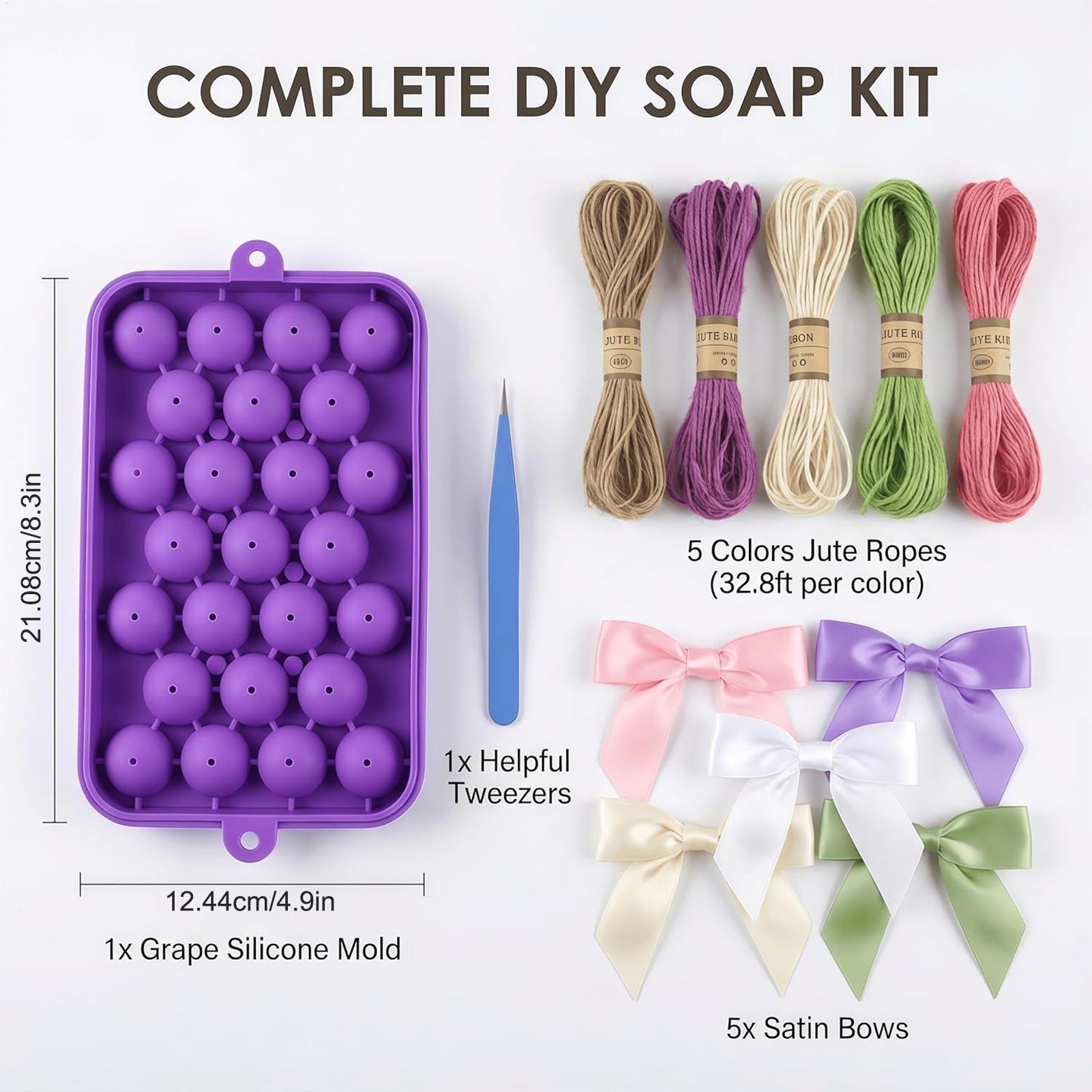 DIY Soap Making Kit Grape Soap – обзор и цена Soap Making Vendors