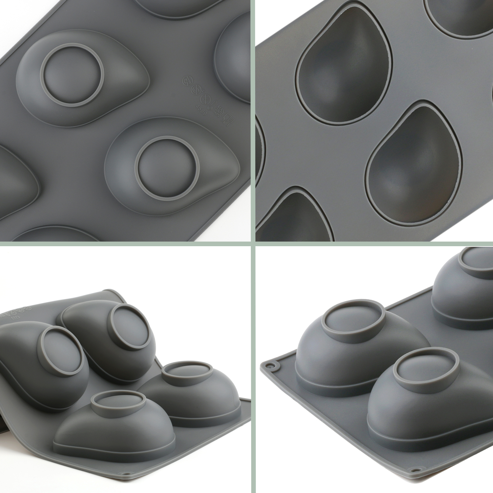 1pcs Gray Thick Silicone Mouss – обзор и цена Soap Making Vendors