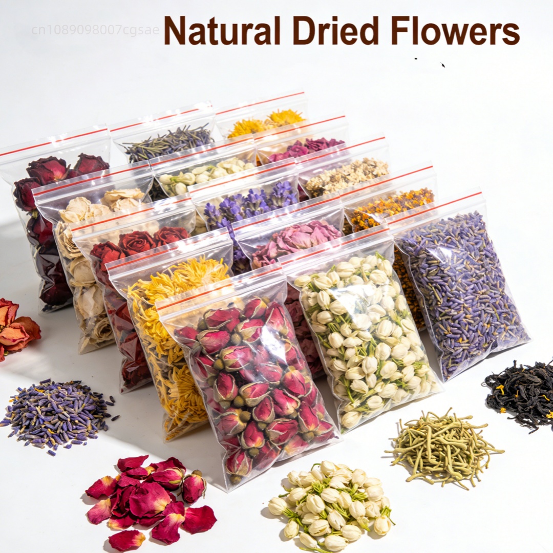 30 Bags Natural Dried Flowers  – обзор и цена Soap Making Kit Organic