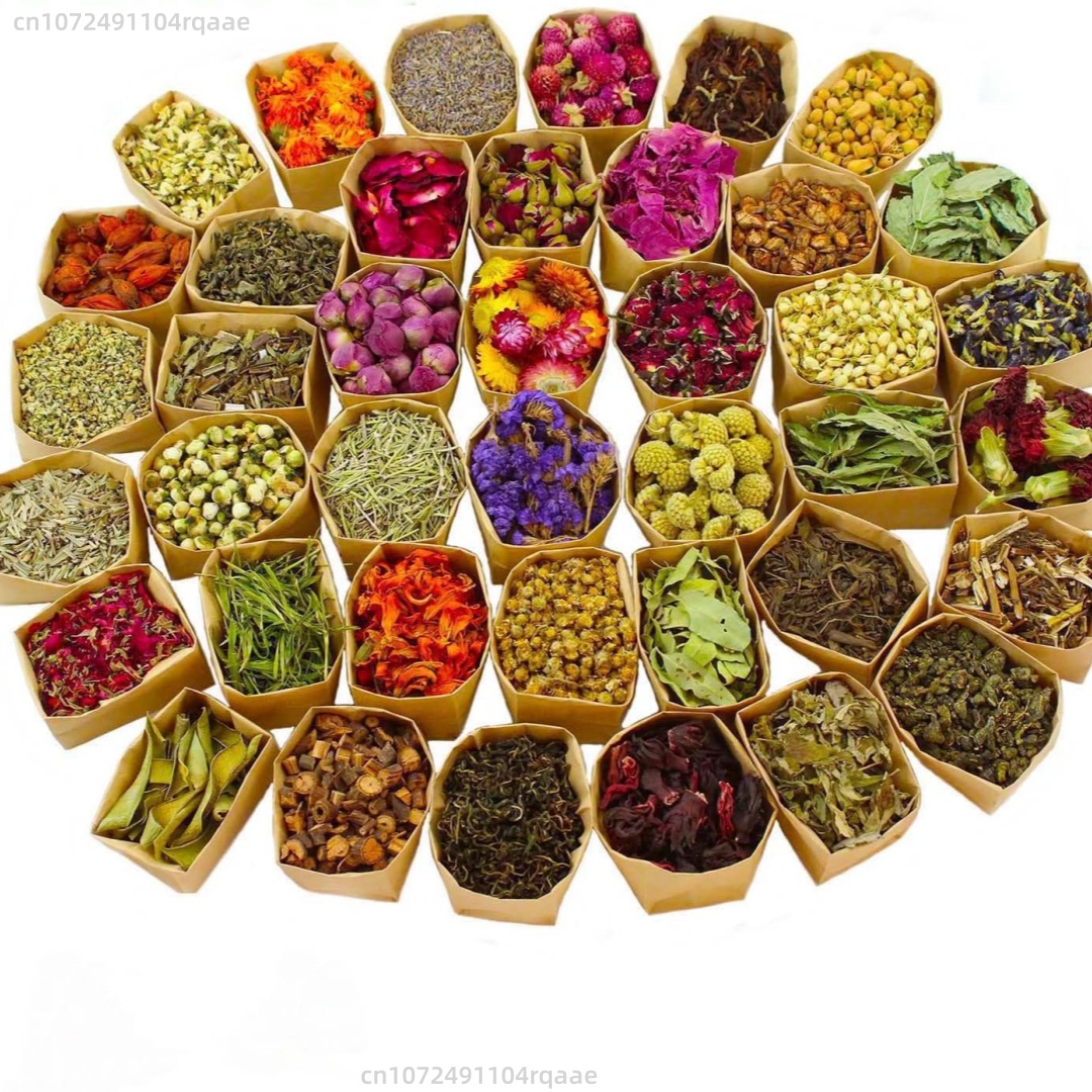 30 Bags Natural Dried Flowers  – обзор и цена Soap Making Kit Organic