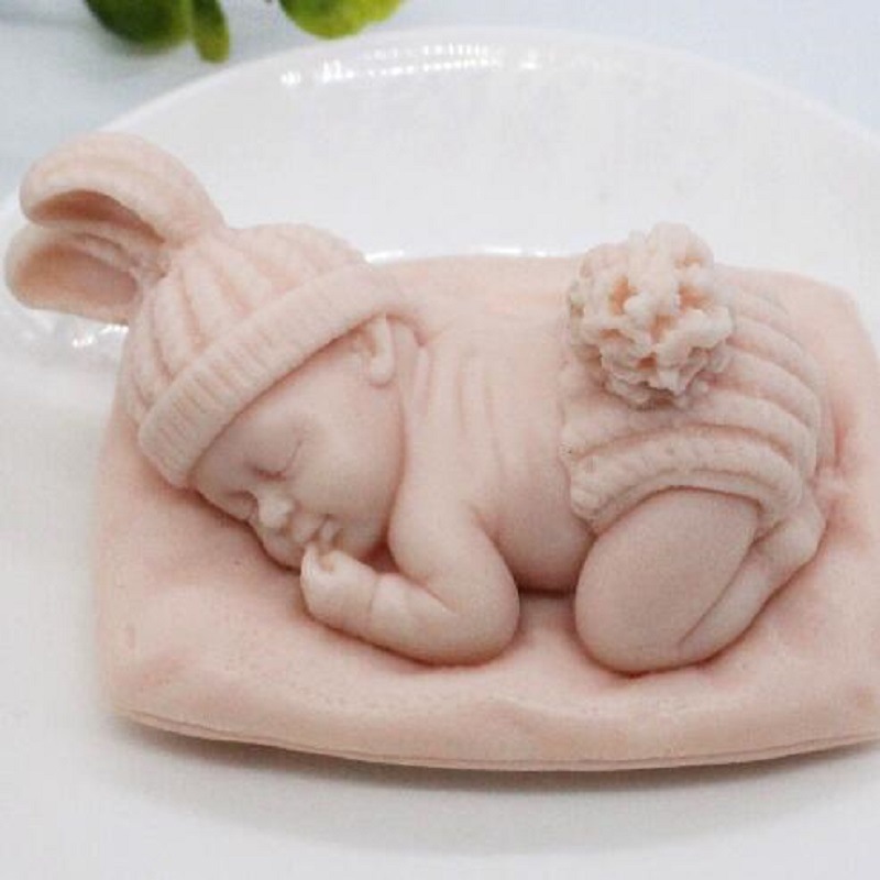 3D Sleep Baby Candle Silicone  – обзор и цена Soap Making Kit For Kids