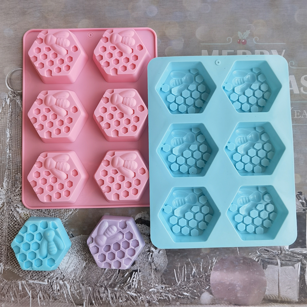 Silicone Hexagonal Bee Soap Mo – обзор и цена Soap Making Ideas