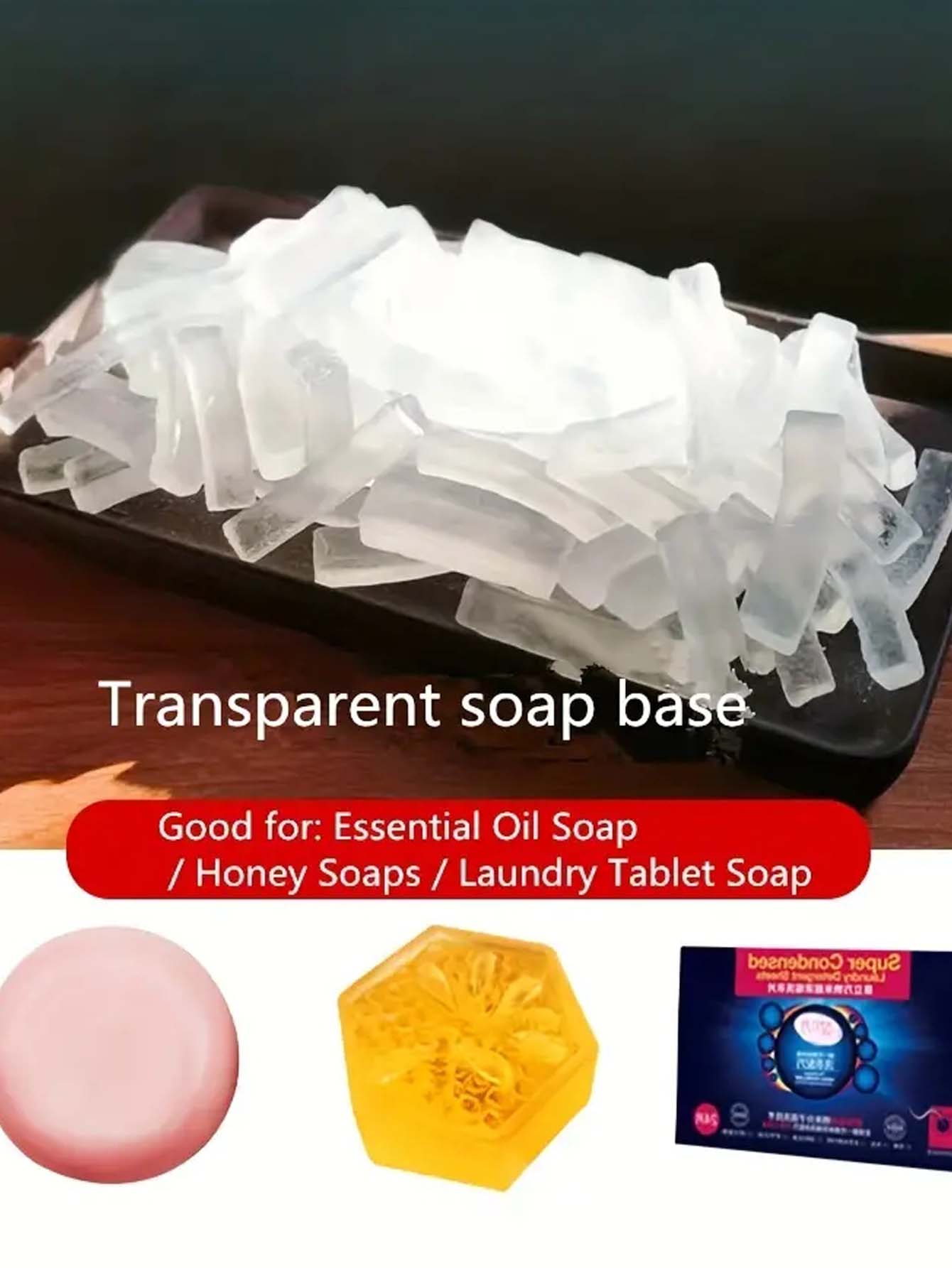1 Bag of Clear Soap Base Soap  – обзор и цена Soap Making Kit Organic