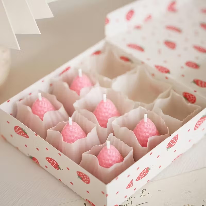 Strawberry Silicone Candle Mol – обзор и цена Soap Making Vendors