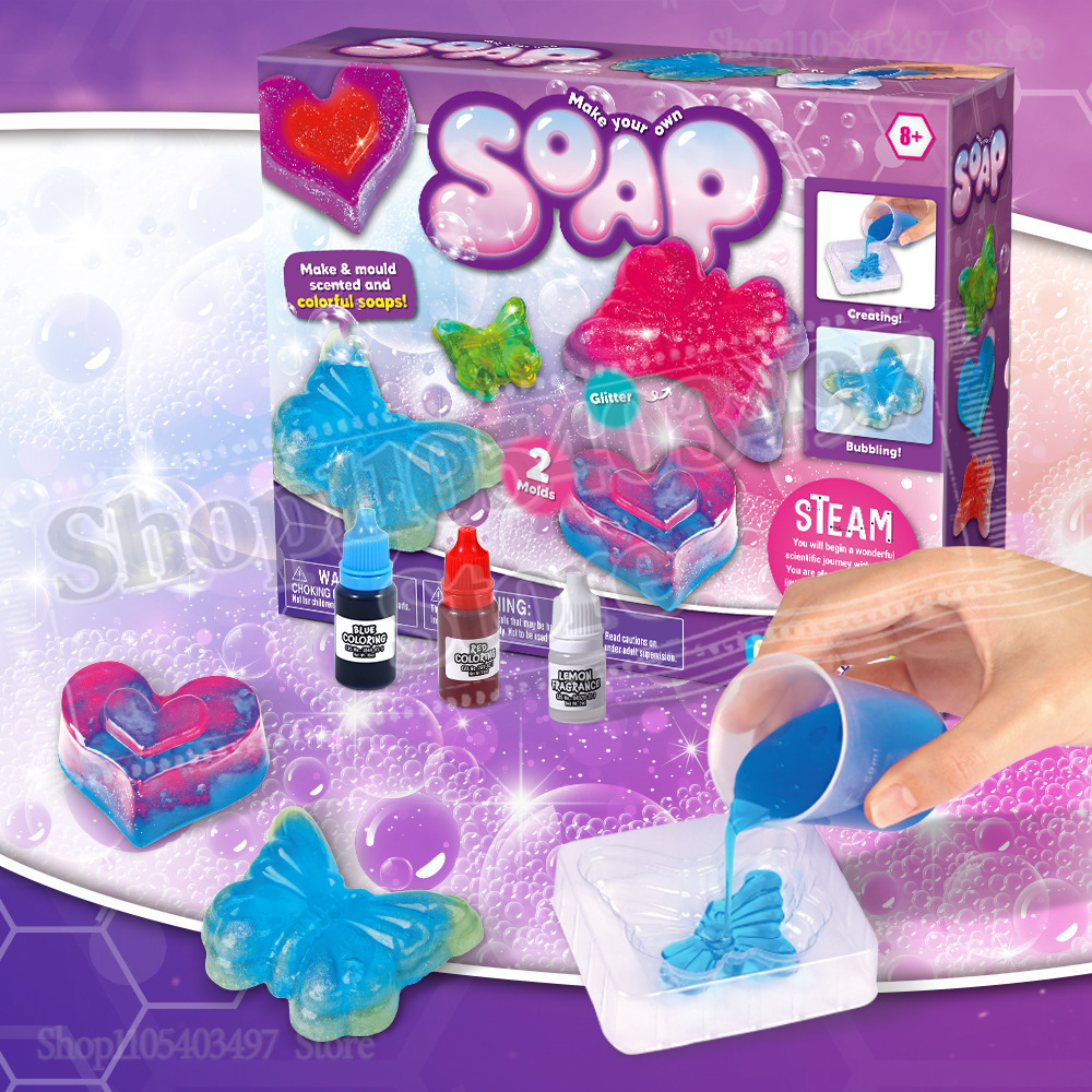 Multiple Styles Kids DIY Soap  – обзор и цена Soap Making Kit For Kids