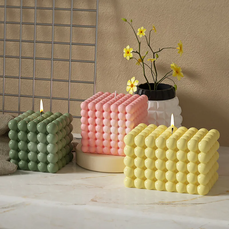 Large Bubble Cube Candles Sili – обзор и цена Soap Making Gel