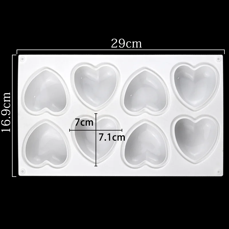 Love Heart Silicone Soap Mold  – обзор и цена Soap Making Vendors
