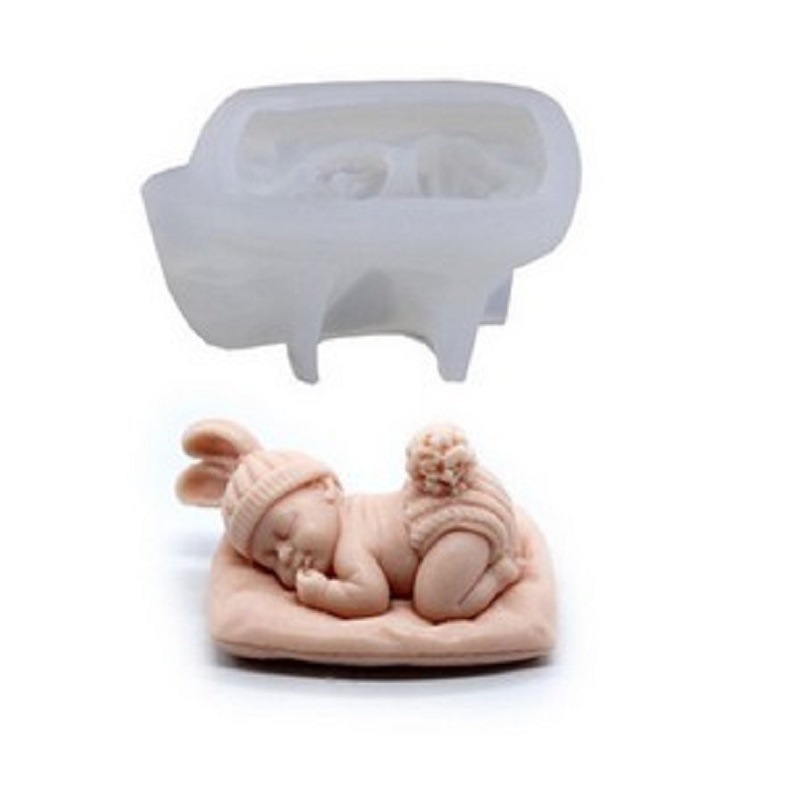 3D Sleep Baby Candle Silicone  – обзор и цена Soap Making Kit For Kids