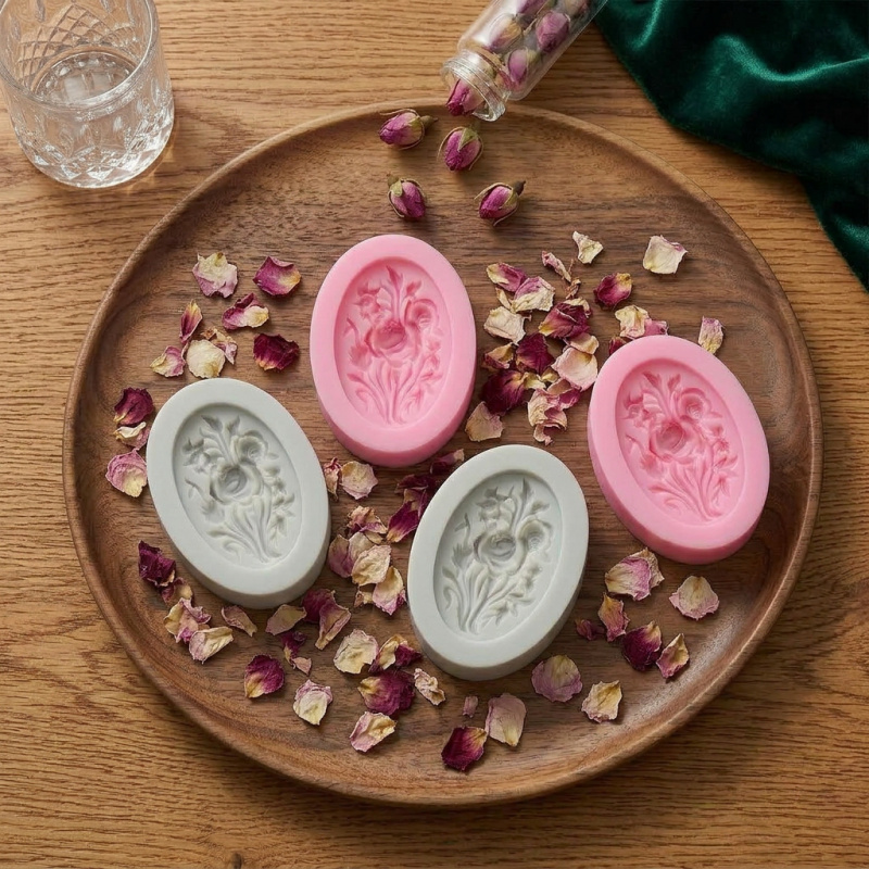 4 Silicone mold with flower sh – обзор и цена Soap Making Vendors