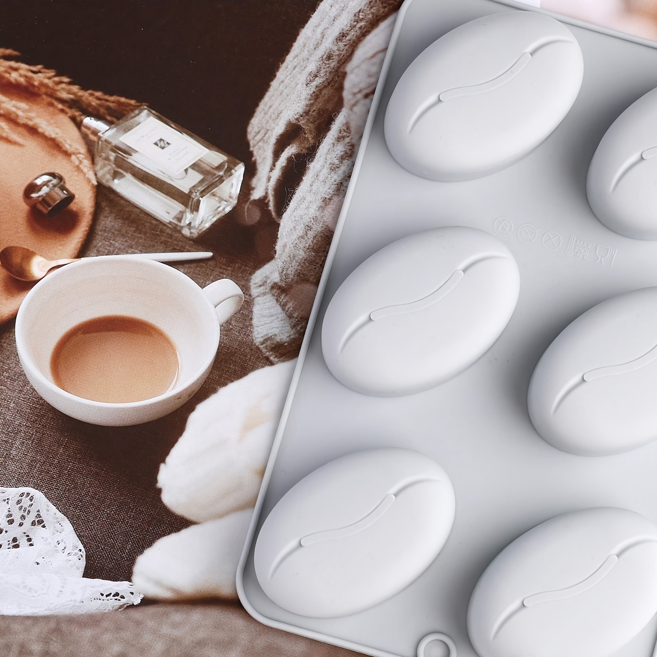 Silicone Mold for Coffee Beans – обзор и цена Soap Making Vendors
