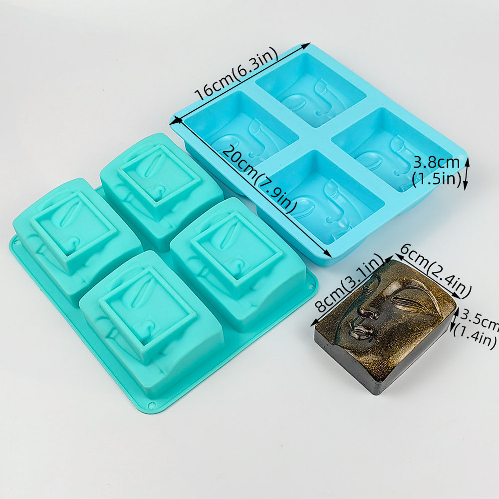 4 Holes Buddha Portrait Soap M – обзор и цена Soap Making Vendors